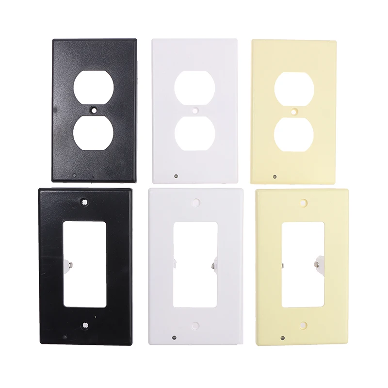 1 шт розетка настенная тарелка с светодиодный Ночные огни крышка розетки дуплекс