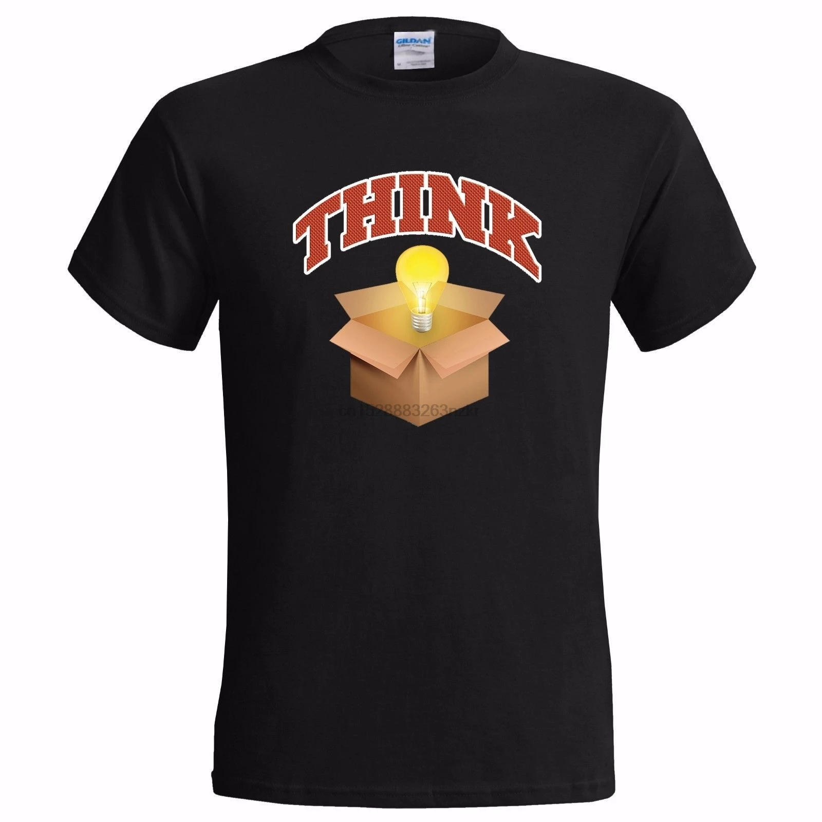 Продумайте вне коробки дизайн мужская футболка свободный подарок мир уникальная