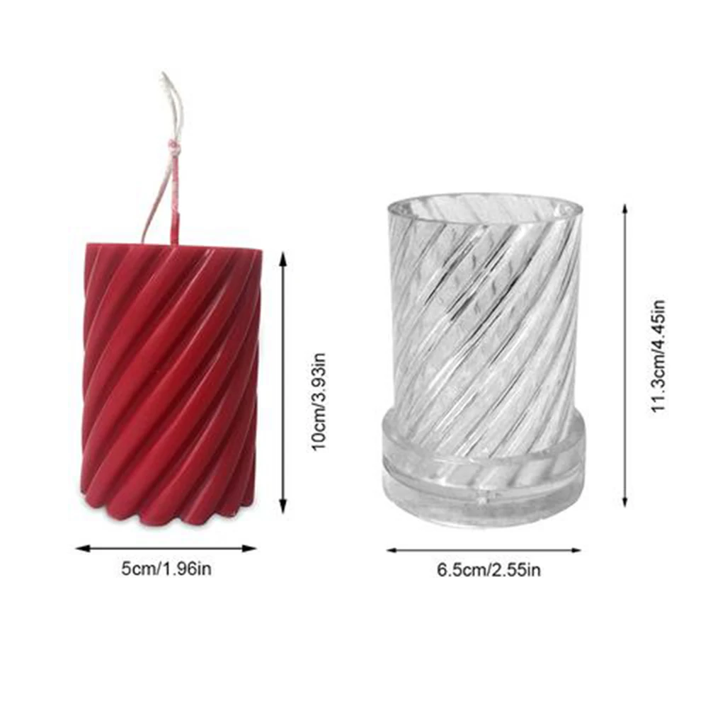 3D Ручная форма для свечей инструменты изготовления спиральная формы восковых