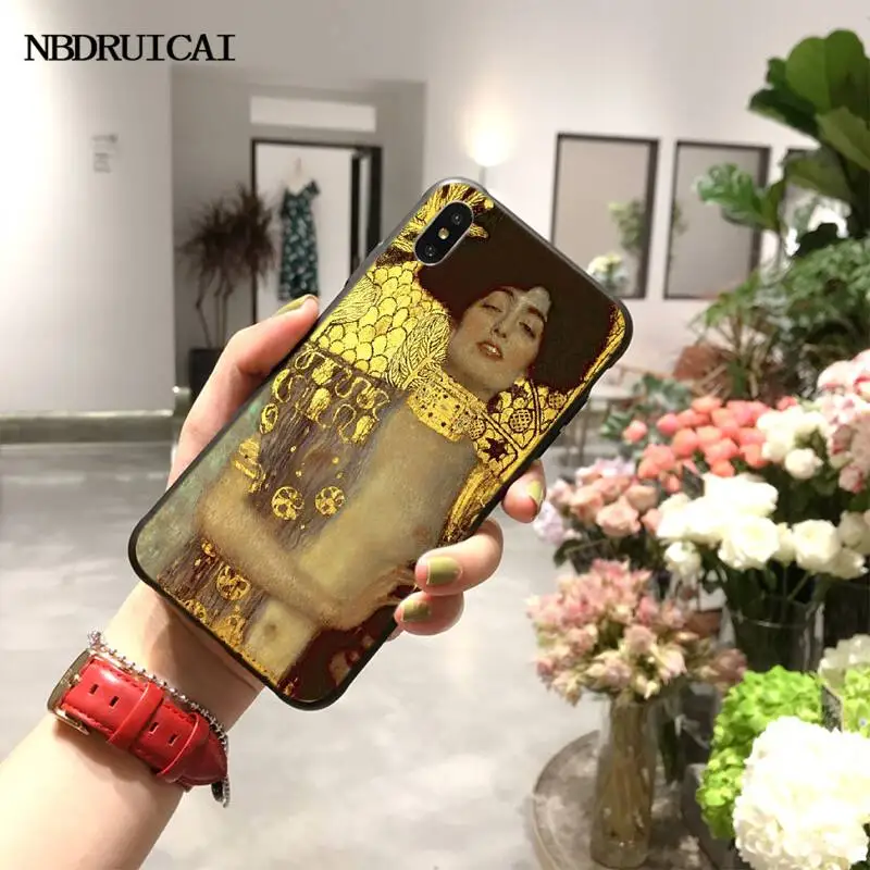 Роскошный чехол для iPhone 11 pro XS MAX 8 7 6 6S Plus X 5S SE XR с рисунком Густава Климта|Бамперы| |