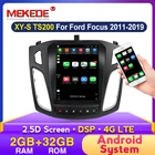 Автомобильный мультимедийный проигрыватель MEKED 9,7 дюйма, экран Tesla, Android, GPS-навигация, радио, видео, для Ford Focus 3 Mk 3, 2011, 2012, 2013-2015