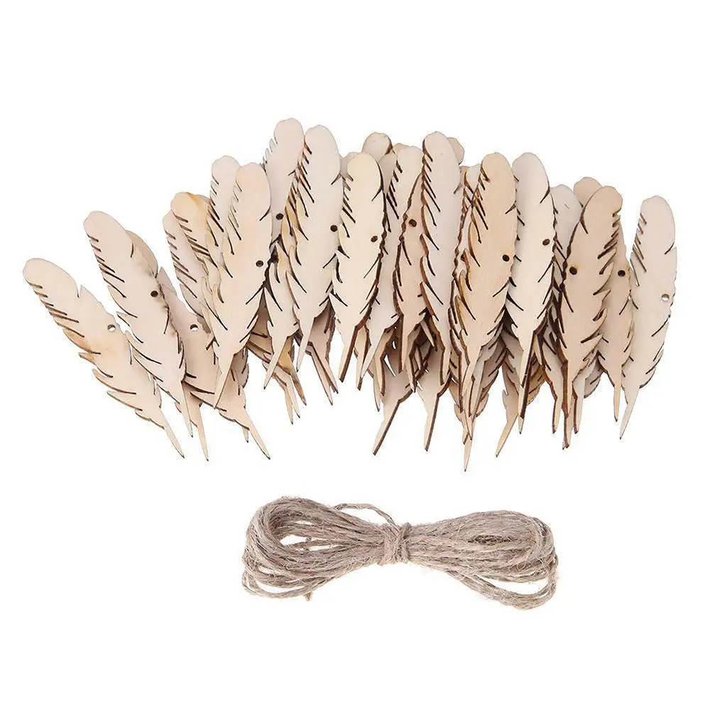 100 шт. декоративные деревянные чипсы сделай сам | Дом и сад