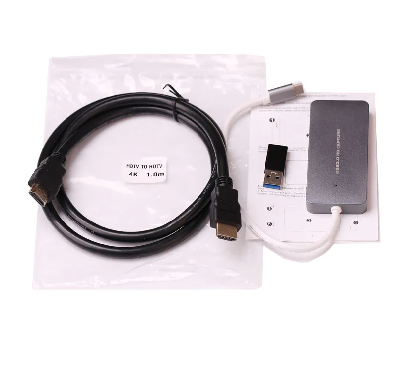 HDMI to type C USB 3,0 HD игровая карта захвата видео 1080P 60fps для MACBOOK Windows/Linux/Mac Win 10 потоковая трансляция в прямом эфире