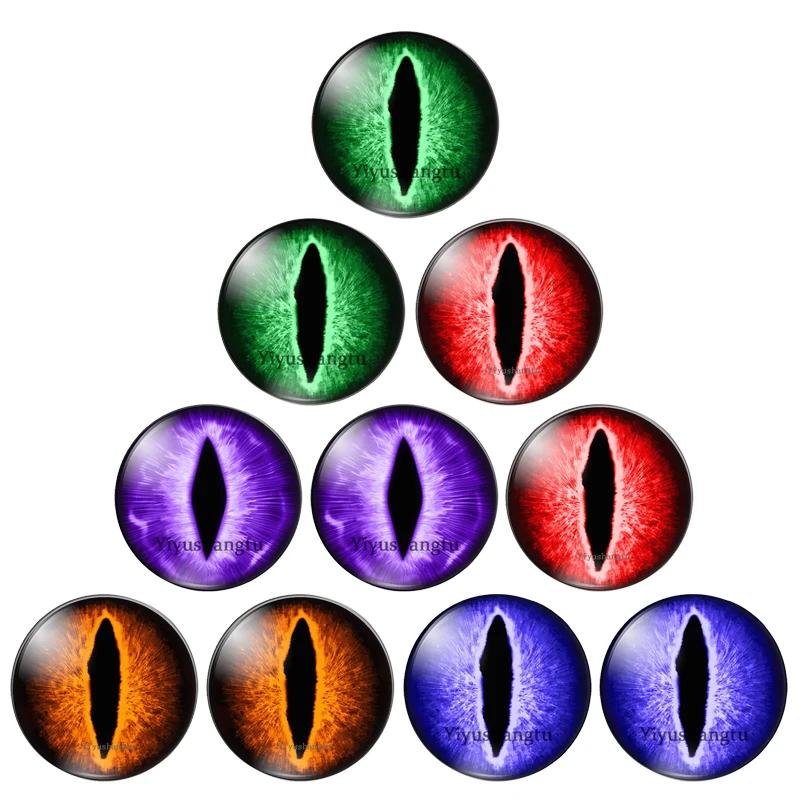 Пары или смешанные Глаза животных глаза Дракона кошки игрушки-зрачки 8-30 мм