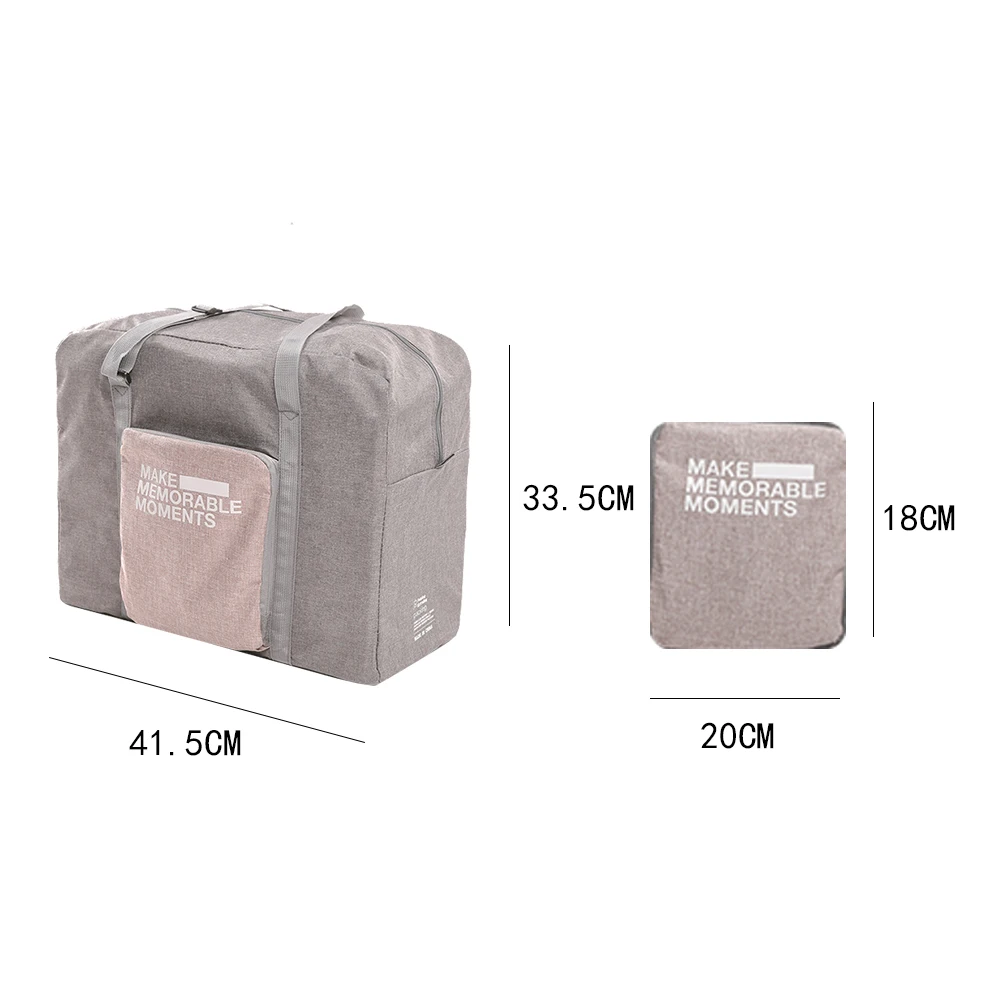 

Packable Carry-On Duffel Bag Women Folding Travel Bag Unisex Luggage Travel Handbags WaterProof Travel Bag Large Capacity Bag