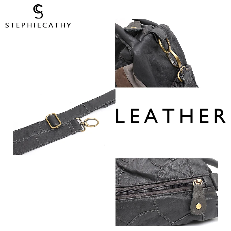 SC брендовая дизайнерская женская сумка из овечьей кожи в стиле пэчворк стильная