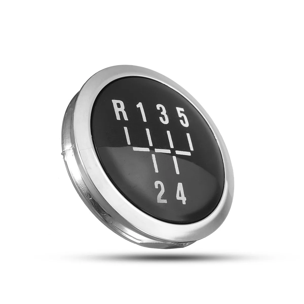 5 скоростная Автомобильная черная ручка переключения передач хромированная