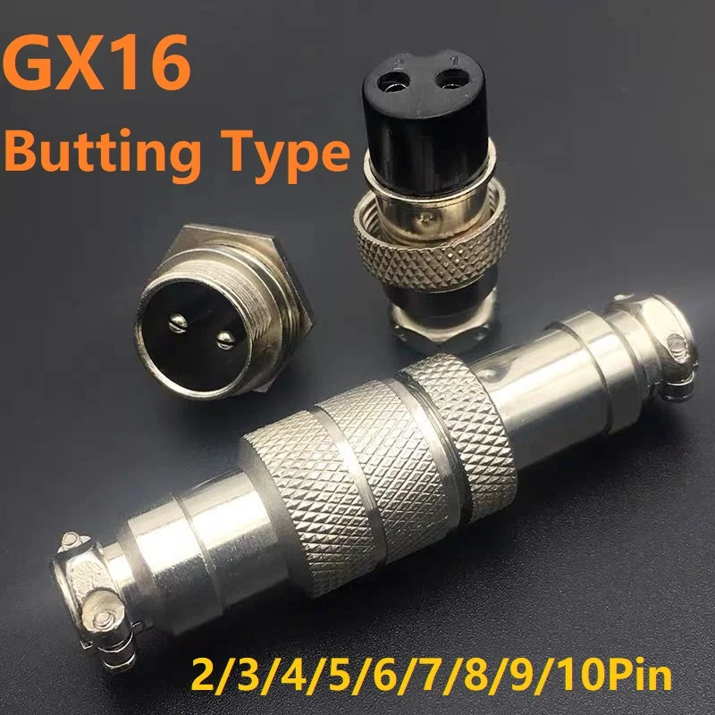1 комплект GX16 2P/3P/4P/5P/6P/7P/8P/9P/10pin заглушка авиационная круглая розетка 16 мм штыревая