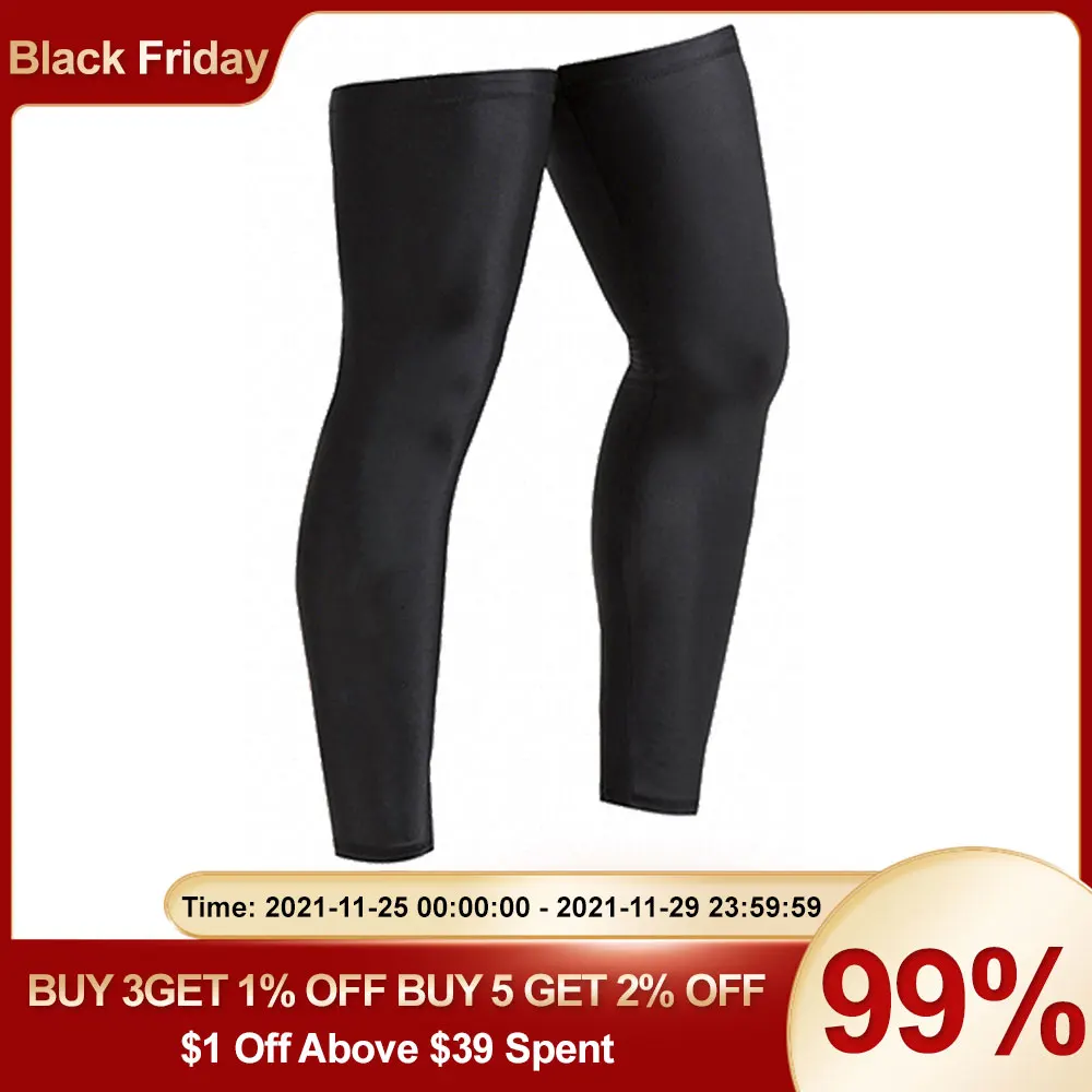 

1 пара, спортивные рукава для ног, велосипедные, для бега, УФ-защита, эластичные гетры, рукава для ног, компрессионная накладка, защита