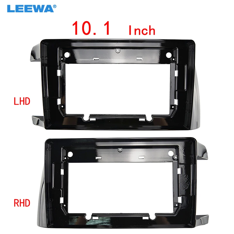 

LEEWA Car 2Din Audio Face Plate Fascia Frame For Toyota Wish (LHD/RHD)10.1" Big Screen Radio Stereo Panel Dash Mount Refitting