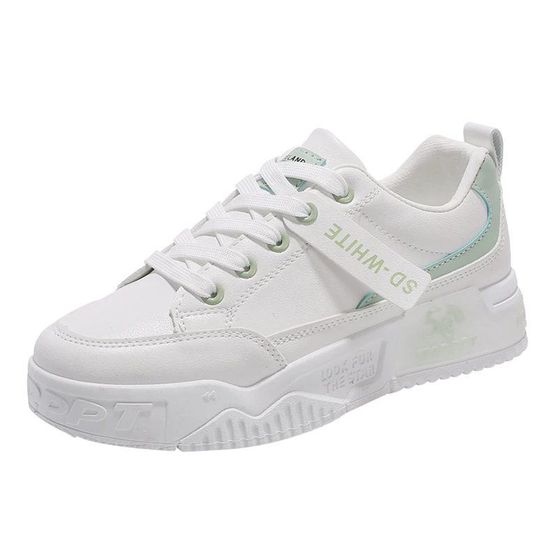 

2021 White Shoes Women Fashion Tennis Platform Sneakers Women's Sports Shoes Woman Flats Chaussure Casual Sneakers Woman Basket