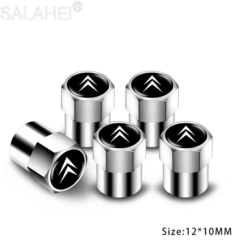 

Metal Wheel Tire Valve Cap Car Tyre Air Stems For Citroen C2 C3 C4 C5 C1 Elysee Berling Xsara Picasso Saxo Cactus DS3 DS4 DS6