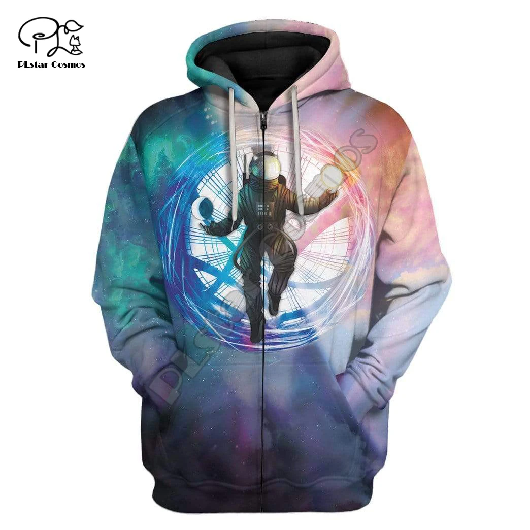 

PLstar Cosmos 3DPrint Newfashion AstronautArt Casual Harajuku Newest Streetwear Men/Women Funny Hoodies/Sweatshirt/Zip Style-26