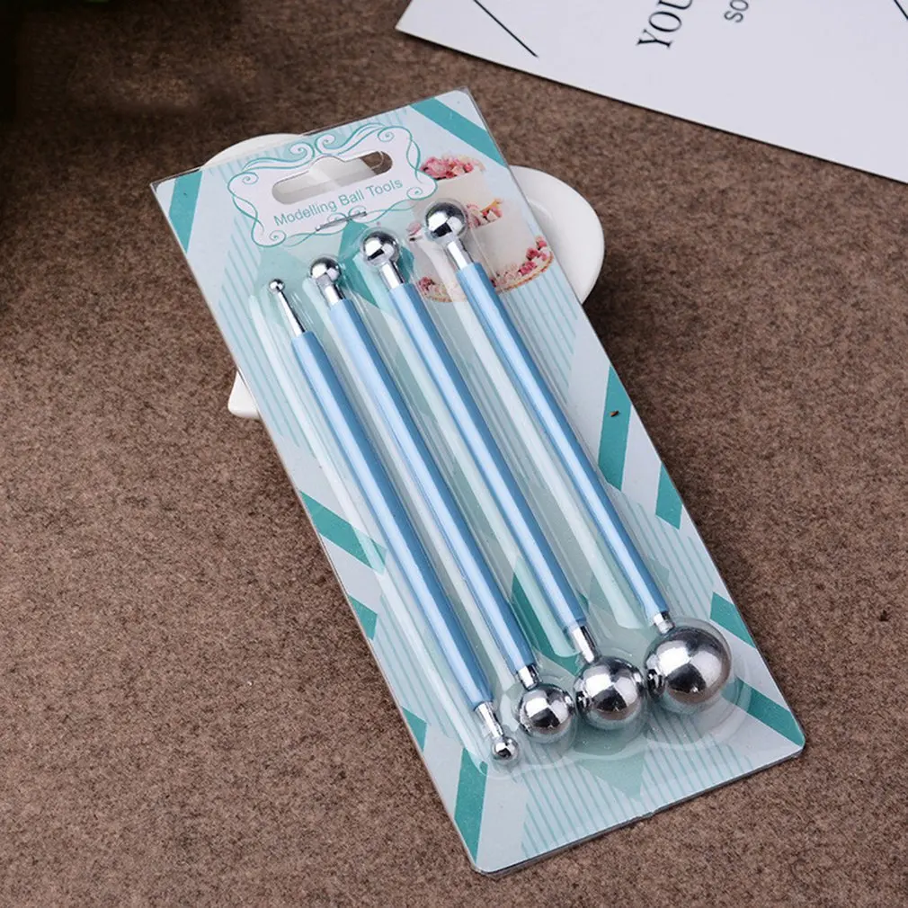 4 шт. набор инструментов для моделирования шариков с двойной головкой из