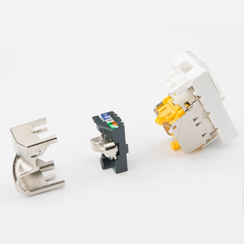 10 шт. Legrand стиль CAT6A RJ45 FTP keystone роторный CAT6A Экранированный модуль 76573