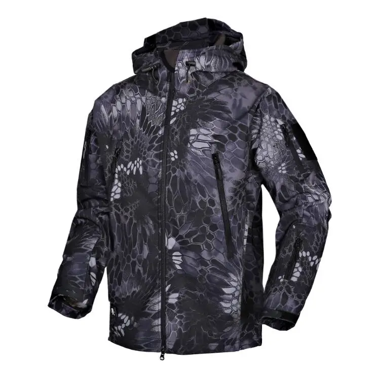 Одежда для альпинизма осенняя и зимняя флисовая Водонепроницаемая камуфляжная