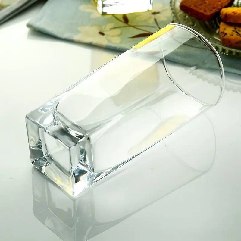 

Thickened Octagonal Glass Home Milk Cup Juice Cup Drink Cup Heat-resistant Cup Glass Cup Whiskey Glass Insulated Wine Glass