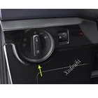 Корпус автомобиля Нержавеющая сталь Передняя головка противотумансветильник РА переключатель кнопка отделка рамка лампа 1 шт. для Volkswagen VW T-cross Tcross 2018 2019 2020