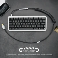 geekcable manual customized mechanical keyboard data cable matrix noah black electronics type c mini usb micro usb phxh