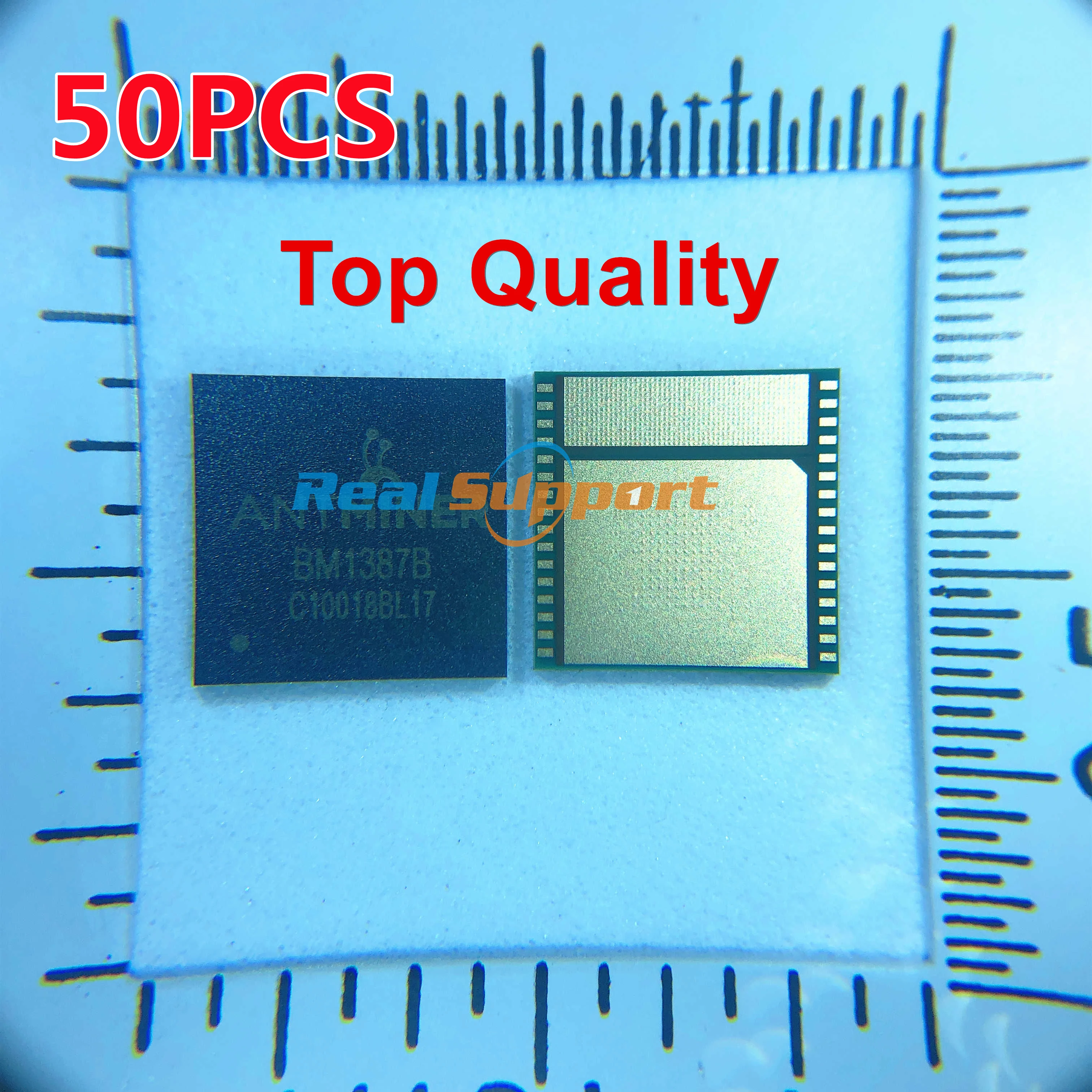 50 шт. чипы BM1387 BM1387B для майнинга биткоинов S9 S9i T9 + чип hash board руководство по ремонту - Фото №1