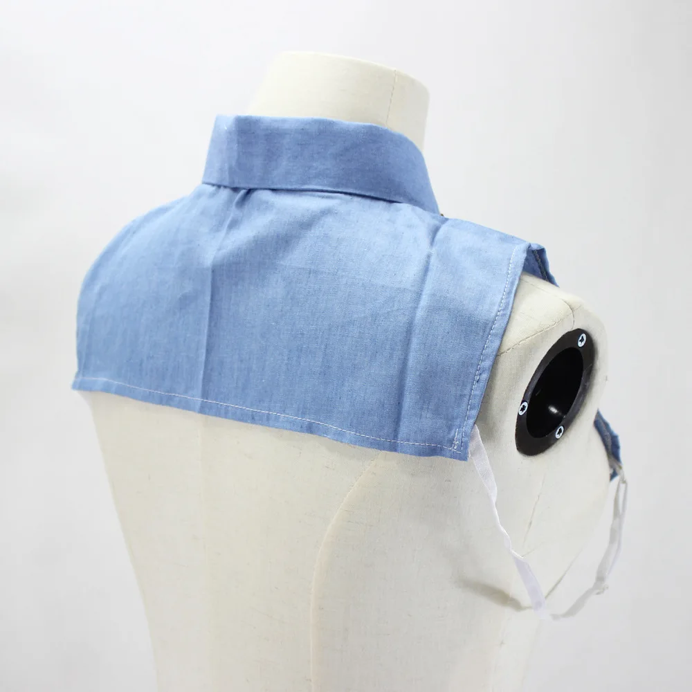 Linbaiway женский новый синий накладной воротник для девушек рубашка с лацканами