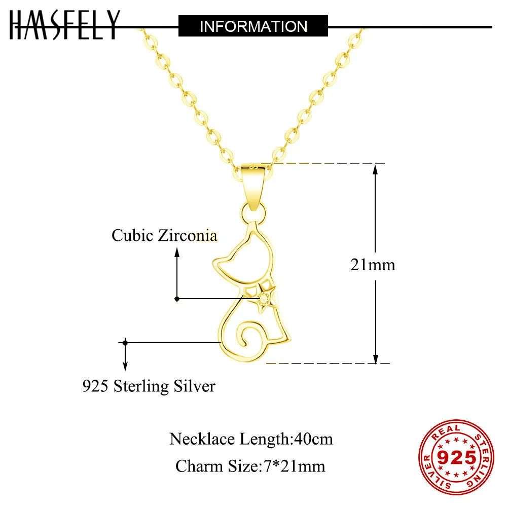 HMSFELY реальные 925 стерлингового серебра женское ожерелье ювелирные изделия Цвет