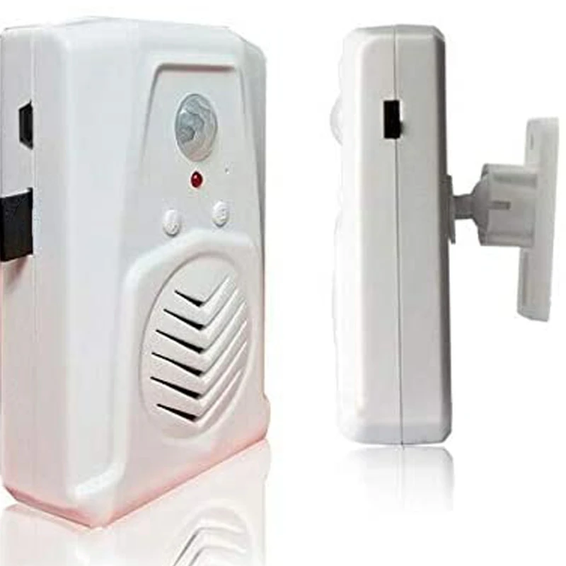 2Pcs Sensor Motion Door Bell Switch Infrared Doorbell Wireless PIR Voice Prompter Welcome Entry Alarm | Безопасность и защита