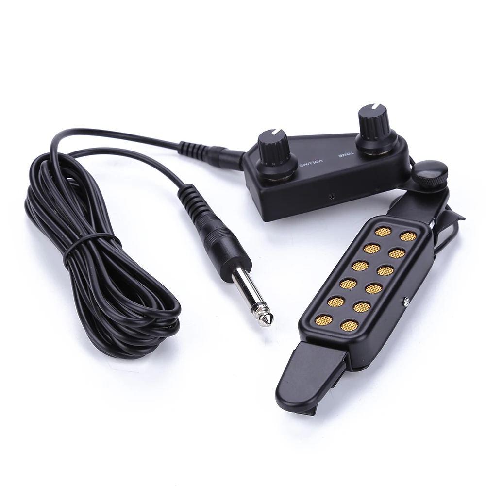 

Folk Classical Guitar Sound Hole Pickup Tuning Clamp Guitar Accessories Acoustic Guitar Transducer Amplifier