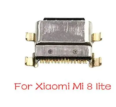 mi женские низкие Туфли на USB Порты и разъёмы док-разъем для зарядного устройства Flex гибкий кабель для ремонта Запчасти для Xiaomi mi A1 A2 8 9 CC9E Max3 mi x 3 W красный mi Note 7 Pro - Цвет: Mi 8 lite