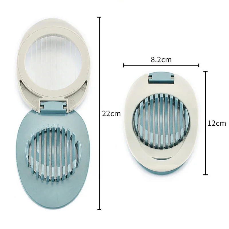 

Multifunction Egg Slicers Section Cutter Divider Plastic Egg Splitter Cut Egg Device Creative Kitchen Egg Tools