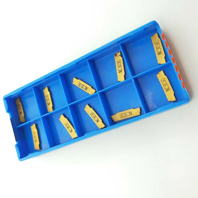 

10pcs Set 1.5mm Carbide Insert MGMN150-G NC3020 Metalworking Turning Threading