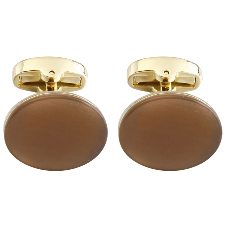 

Cymophane Shirt cufflink for mens Brand Cat's Eye Cuff link Wholesale Button Quality Luxury Wedding Jewelry Male Free Shipping