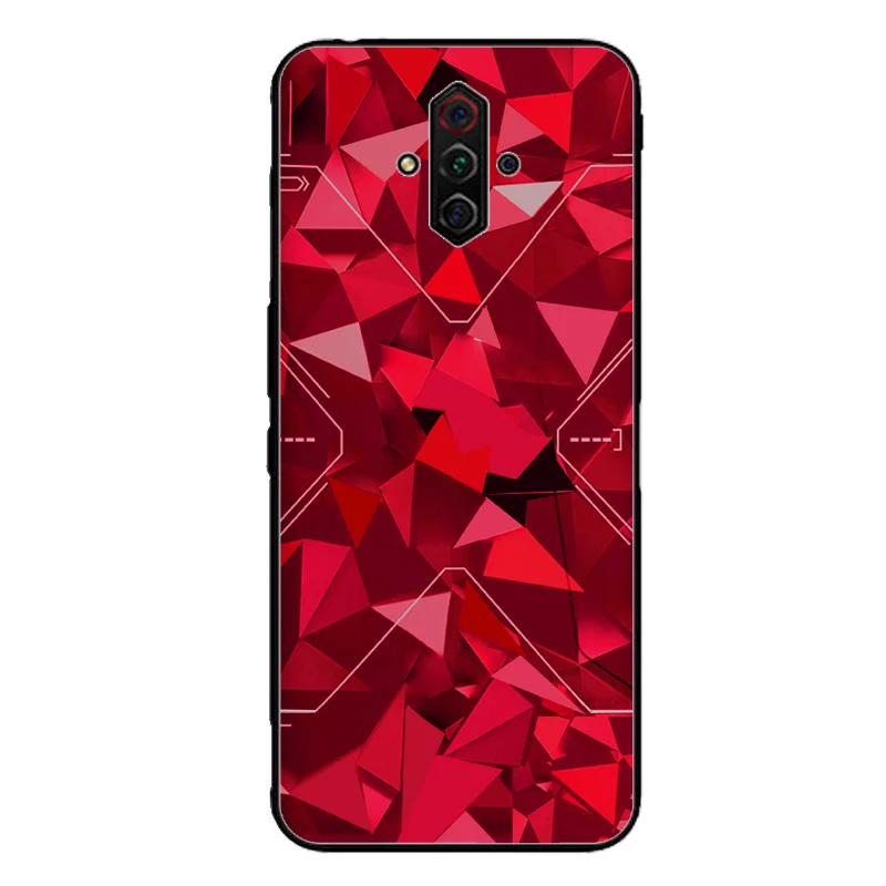 Чехол для ZTE Nubia Play 5G 2020 черный Камуфляжный Силиконовый ТПУ мягкий чехол задней
