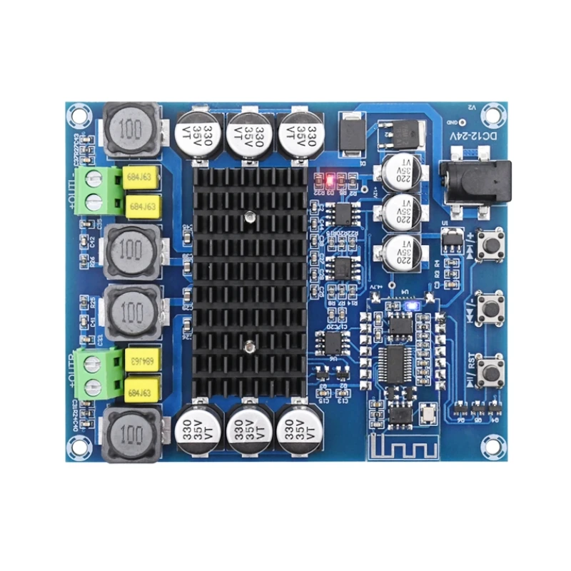 Bluetooth 5 0 высокая мощность стерео цифровой усилитель мощности плата TPA3116D2 50WX2 AMP