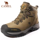 Мужская и женская походная обувь CAMEL, водонепроницаемая Нескользящая Уличная обувь для альпинизма, треккинга, походные ботинки из натуральной кожи