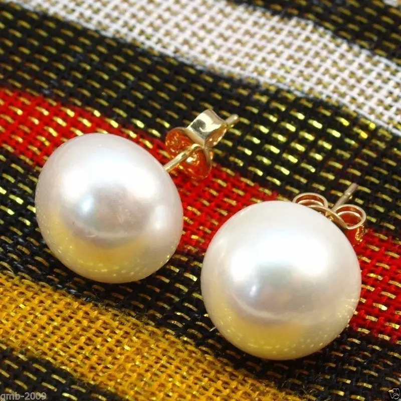 

Горячая Распродажа Новый Стиль модные натуральный белый культурный пресноводные жемчужные серьги-гвоздики