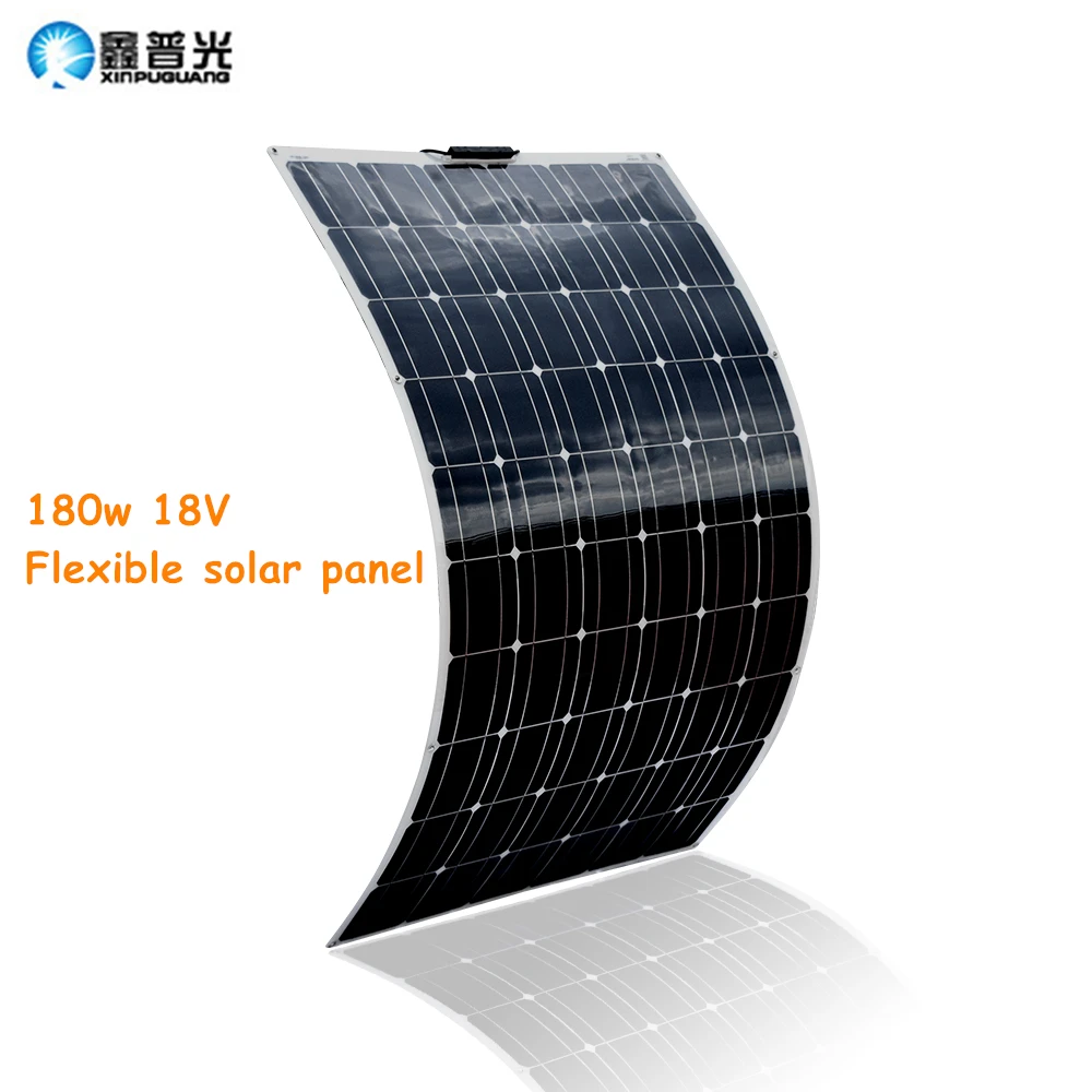 Полугибкая солнечная панель XINPUGUANG 18 в 180 Вт Высокоэффективная батарея солнечный