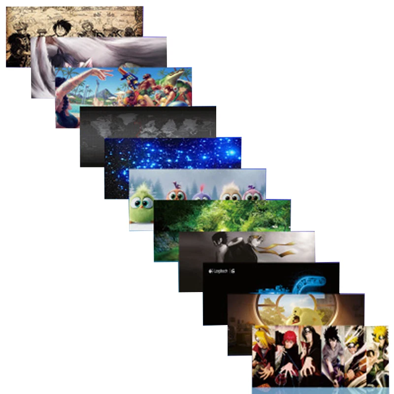 Игровой коврик для мыши 300X800 с курицей большой нескользящей клавиатурой