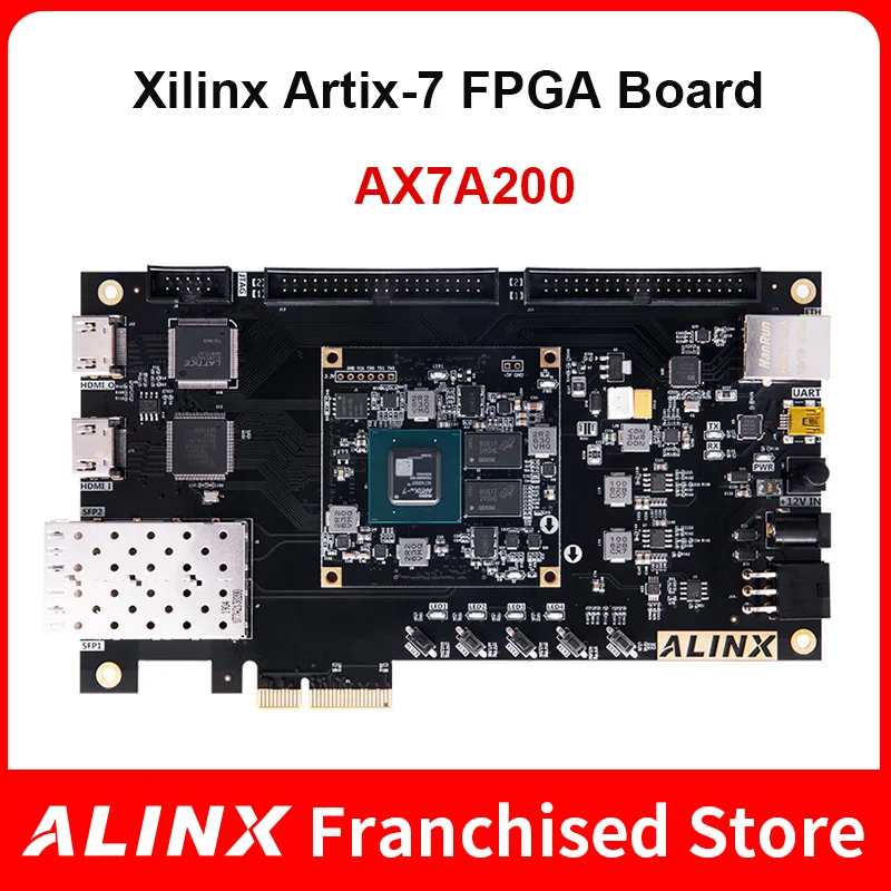 ALINX AX7A200: XILINX Artix-7 XC7A200T FPGA развитию A7 сомов XC7A 200T для программирования в