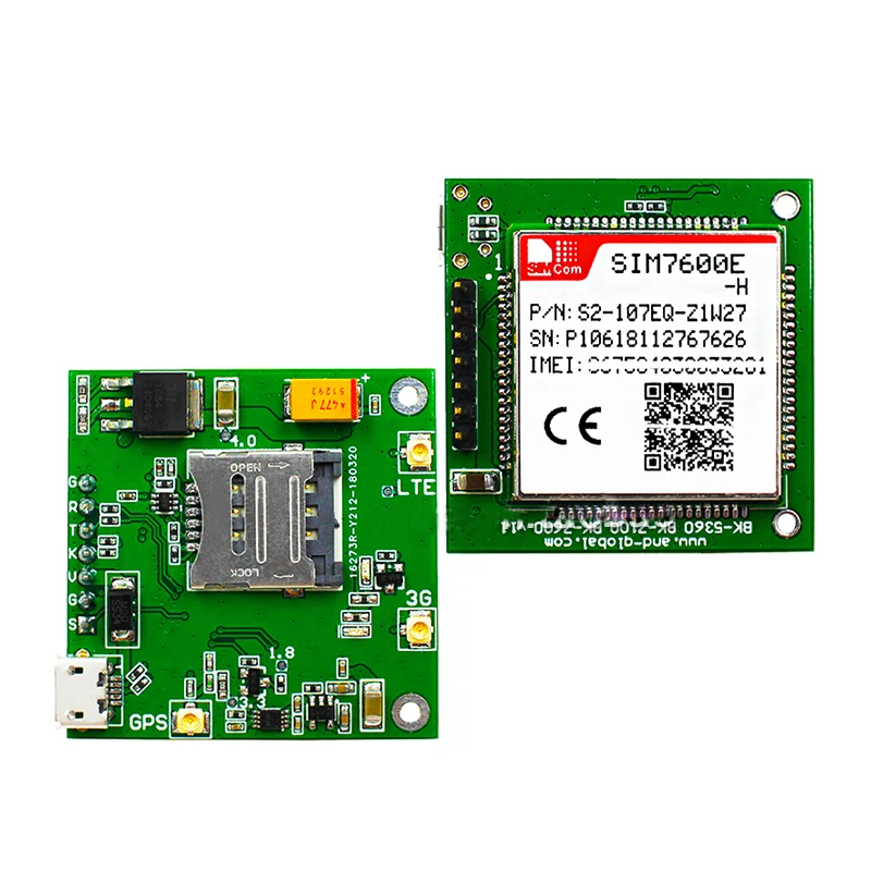 SIM7600E-H 4G LTE cat 4 Breakout Board CAT4 Module Core | Электронные компоненты и принадлежности