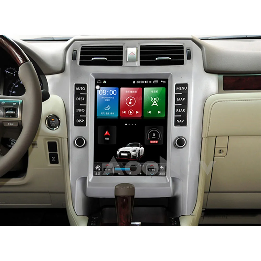

Автомагнитола с GPS-навигацией и экраном Android для Lexus GX 2010-2015, мультимедийный плеер со встроенным Carplay, видеостереоприемником