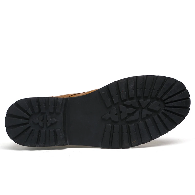 Sanzoog/зимние кожаные ботильоны; мужские ботинки Dr Martins; Botines Hombre Dr. Martens; Erkek Bot Botte Homme; высокие ботинки в британском стиле