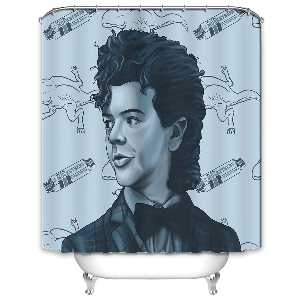 Мультяшная занавеска для душа s RAM ванной водонепроницаемая Полиэстеровая