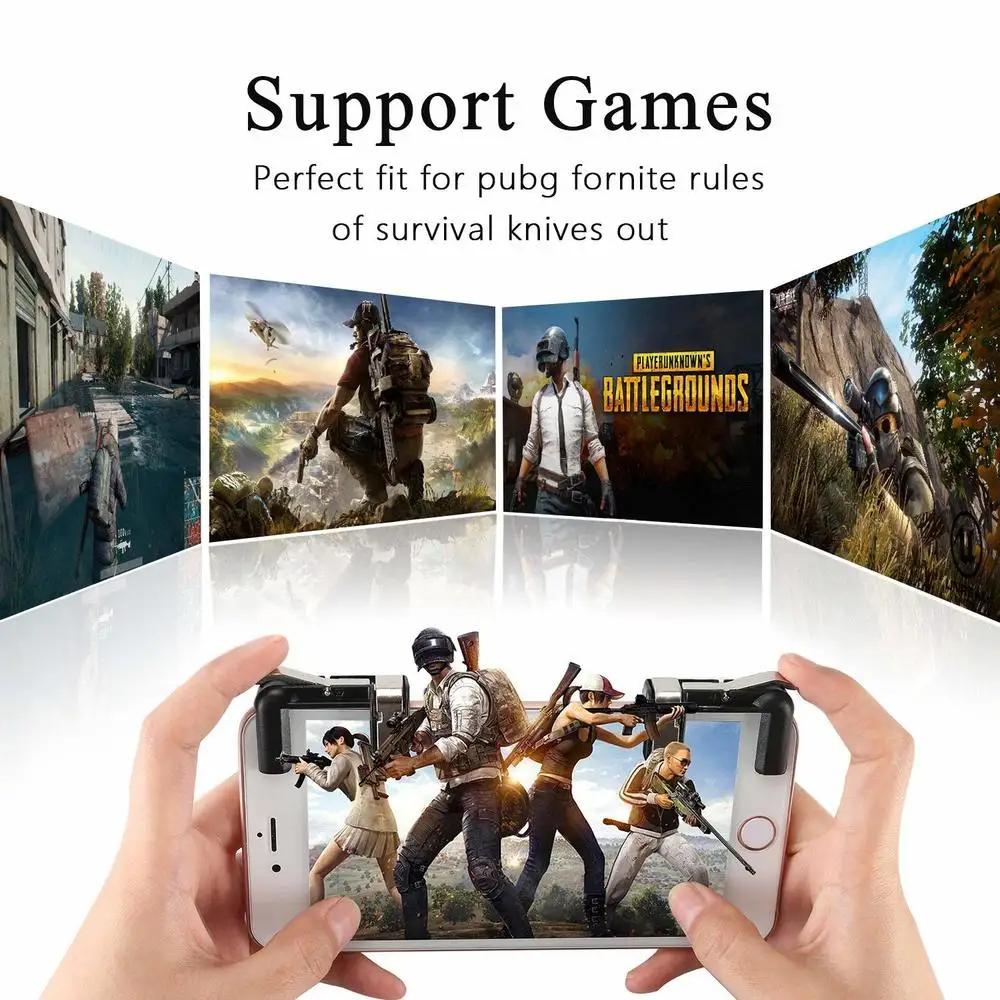 Игровой триггер для стрельбы кнопка прицеливания Джойстики смартфона игровой