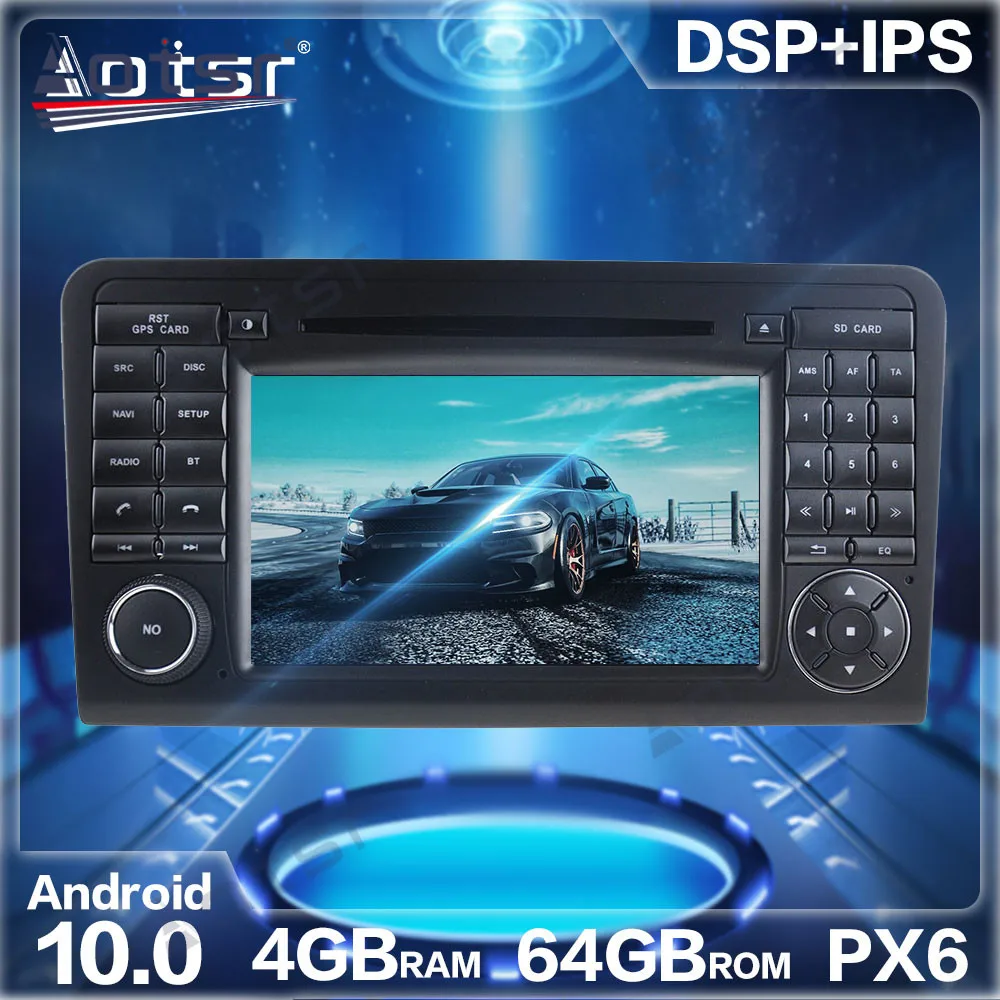 

Benz ML300/ML350/ML450/ML500 2005-2012 Android 10.0 4+64G Car Radio GPS Navigation Car Auto Stereo Video Multimedia DVD Player