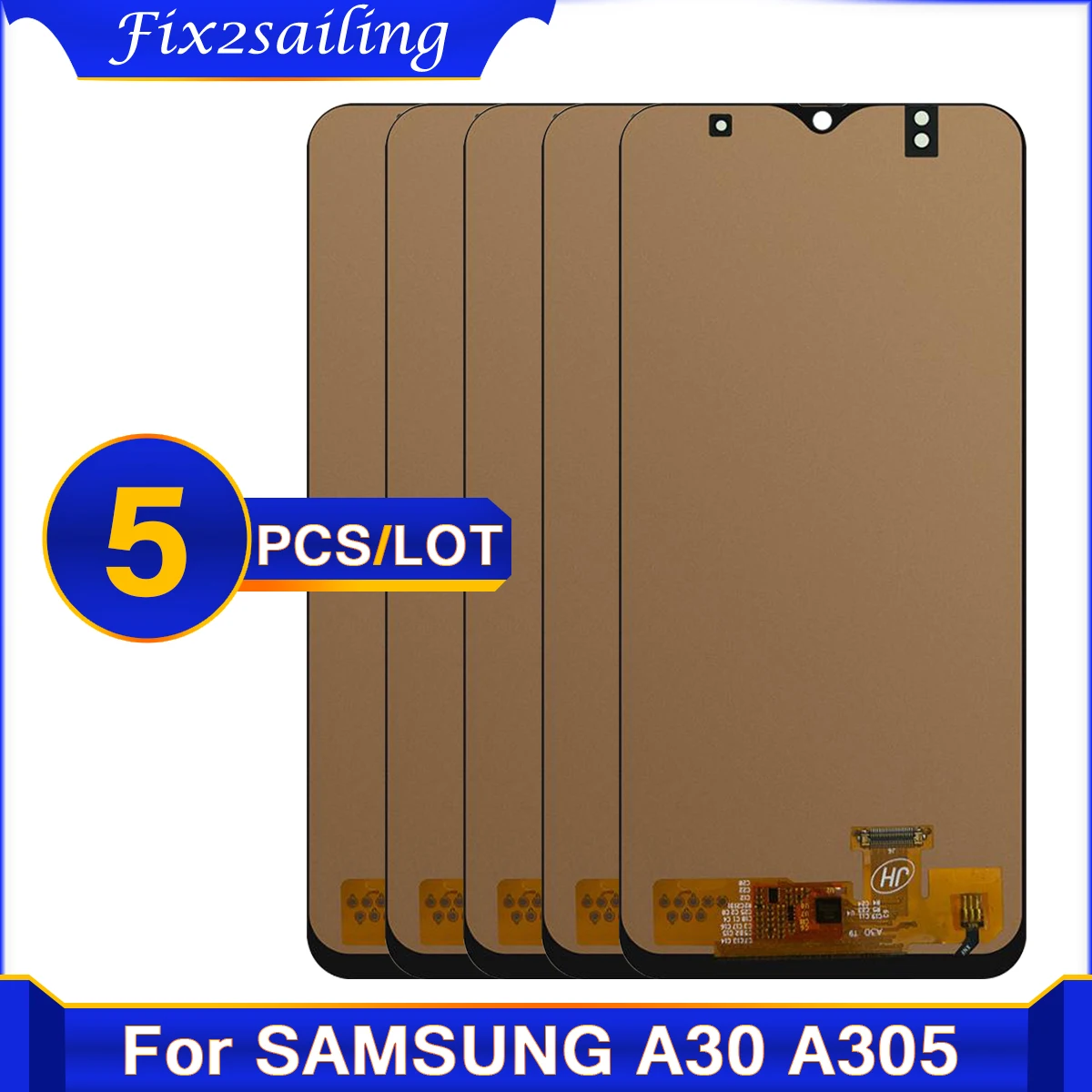 5 шт./лот 6 4 ''ЖК дисплей для Samsung galaxy A30 A305/DS A305F A305FD ЖК с сенсорным экраном