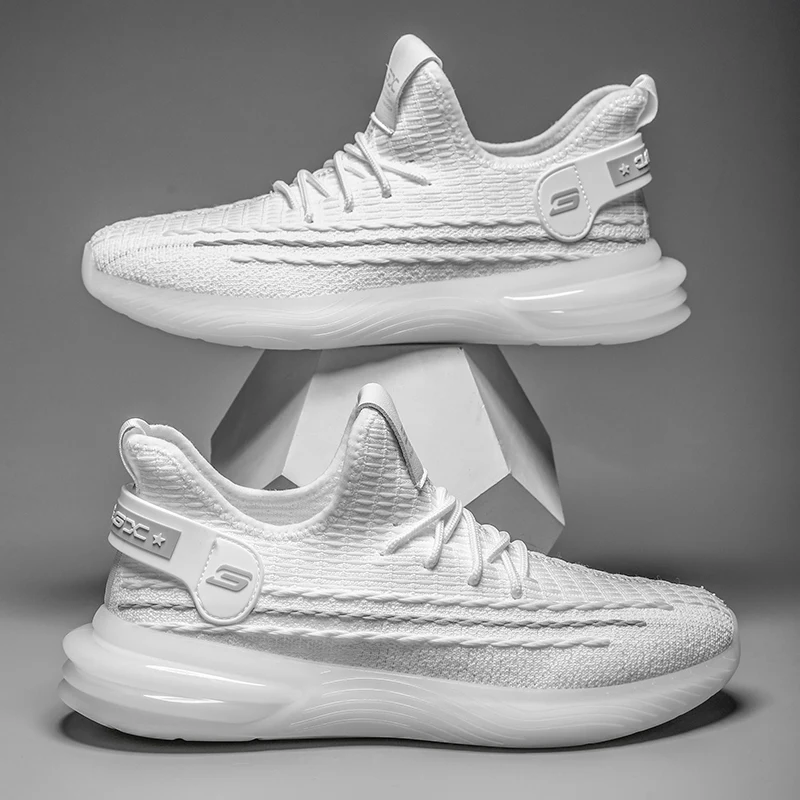 Мужские кроссовки для бега дышащие Повседневные Удобные амортизирующие модные