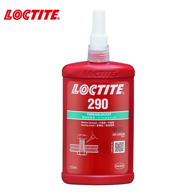 

Green New 250ml Loctite 290 Permeable Glue Thread Sealant Threadlocker Low Viscosity Screw Sealing Adhesive