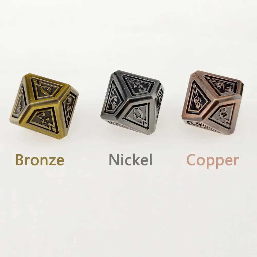 Rollooo 10 Sided Dice Single Metal d10 | Спорт и развлечения
