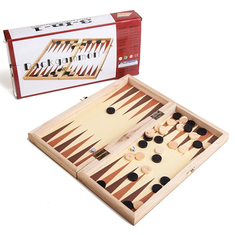 

39/48cm Wooden International Chess Set wooden Chess Board games Checkers Puzzle game engaged Birthday gift For kids chess board